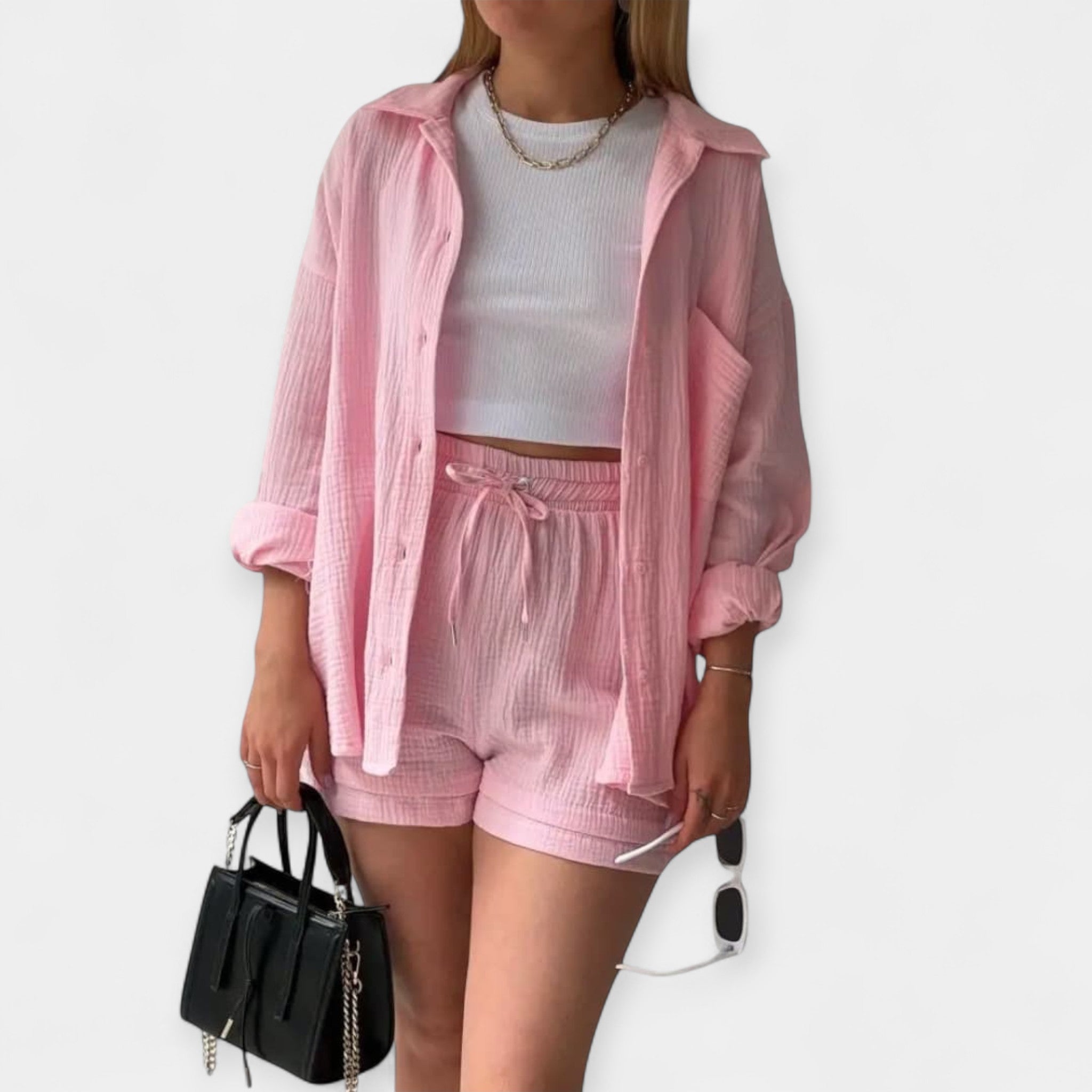 Set de vară două piese Topaz și pantaloni scurți