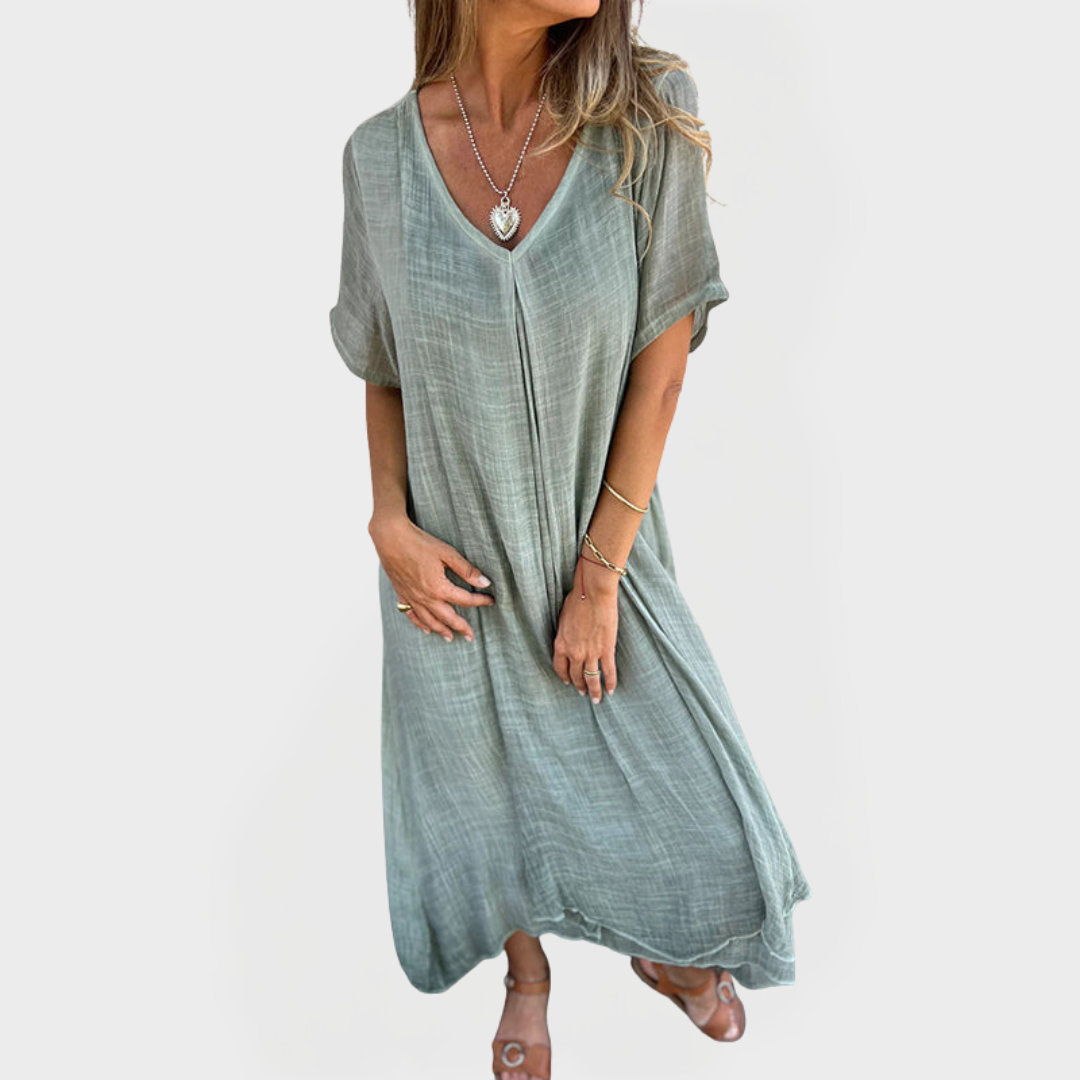 V-neck Dress