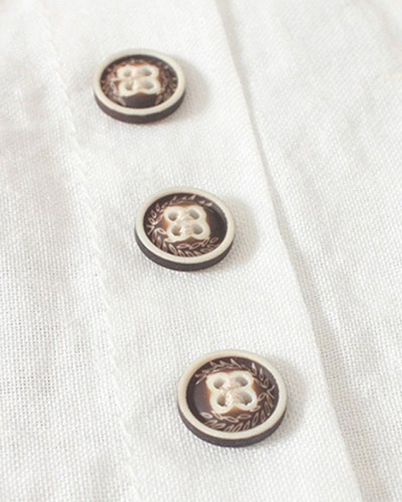 Short Sleeve Shirt with Buttons