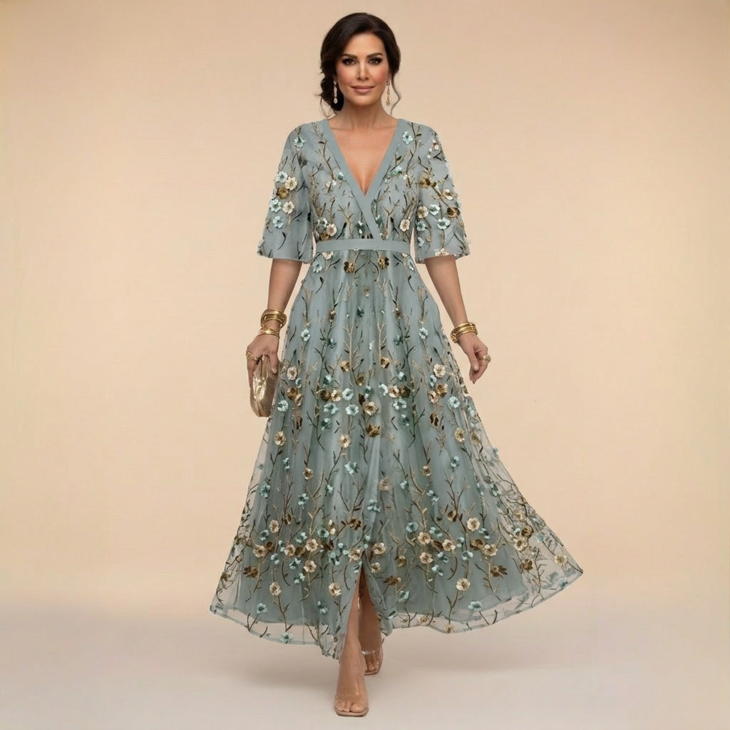 Aimee - Rochie lungă elegantă