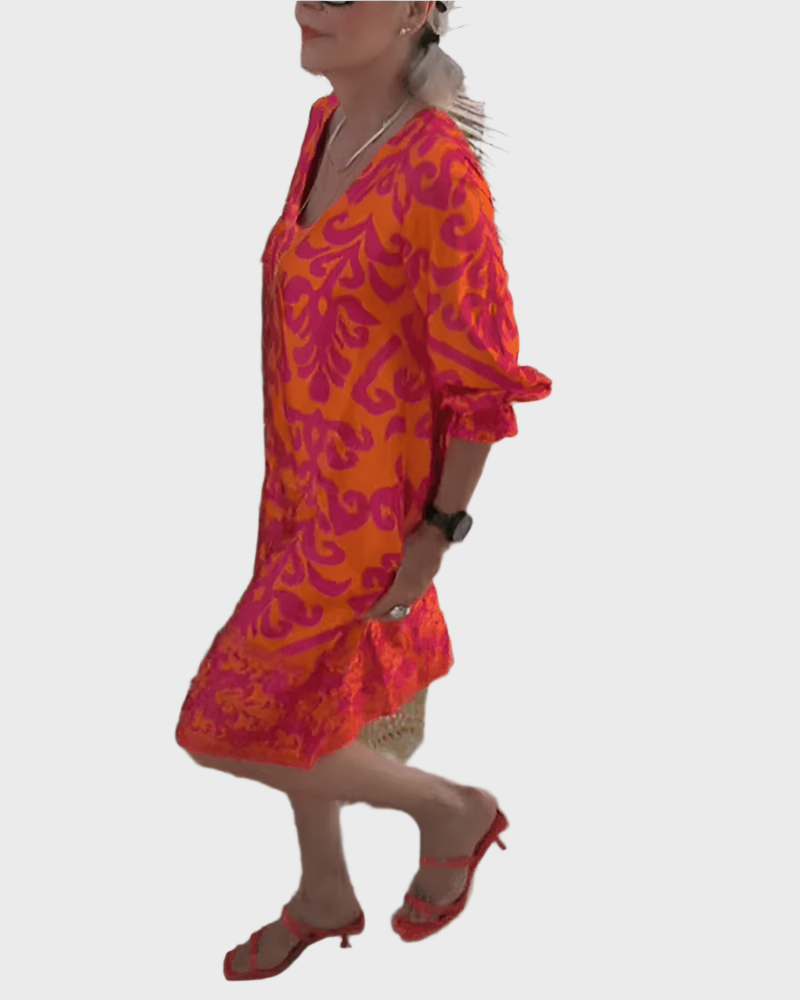 Midi Flower Dress