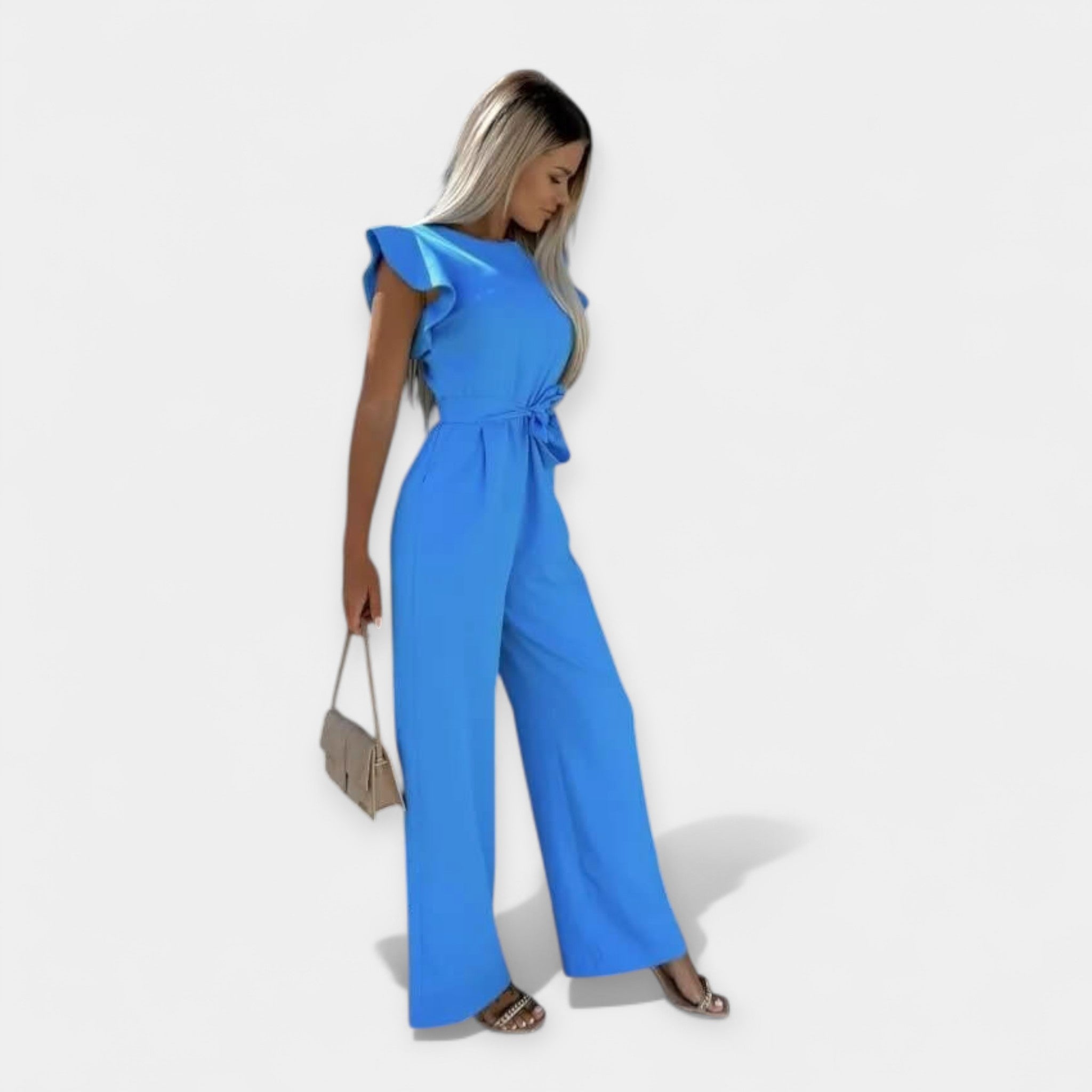 Overall costume with butterfly-shaped sleeves
