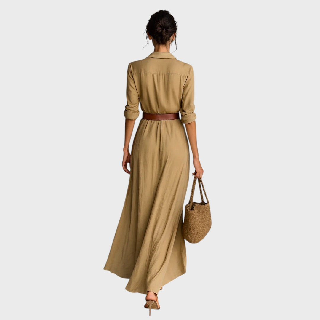 Jasna | Long Dress with Belt