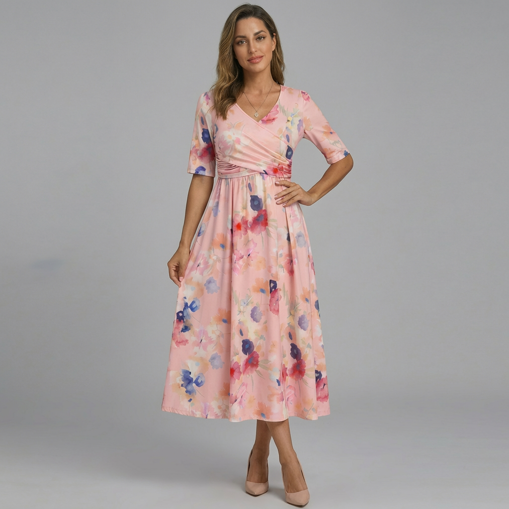 Sofie – Dress with V-neck