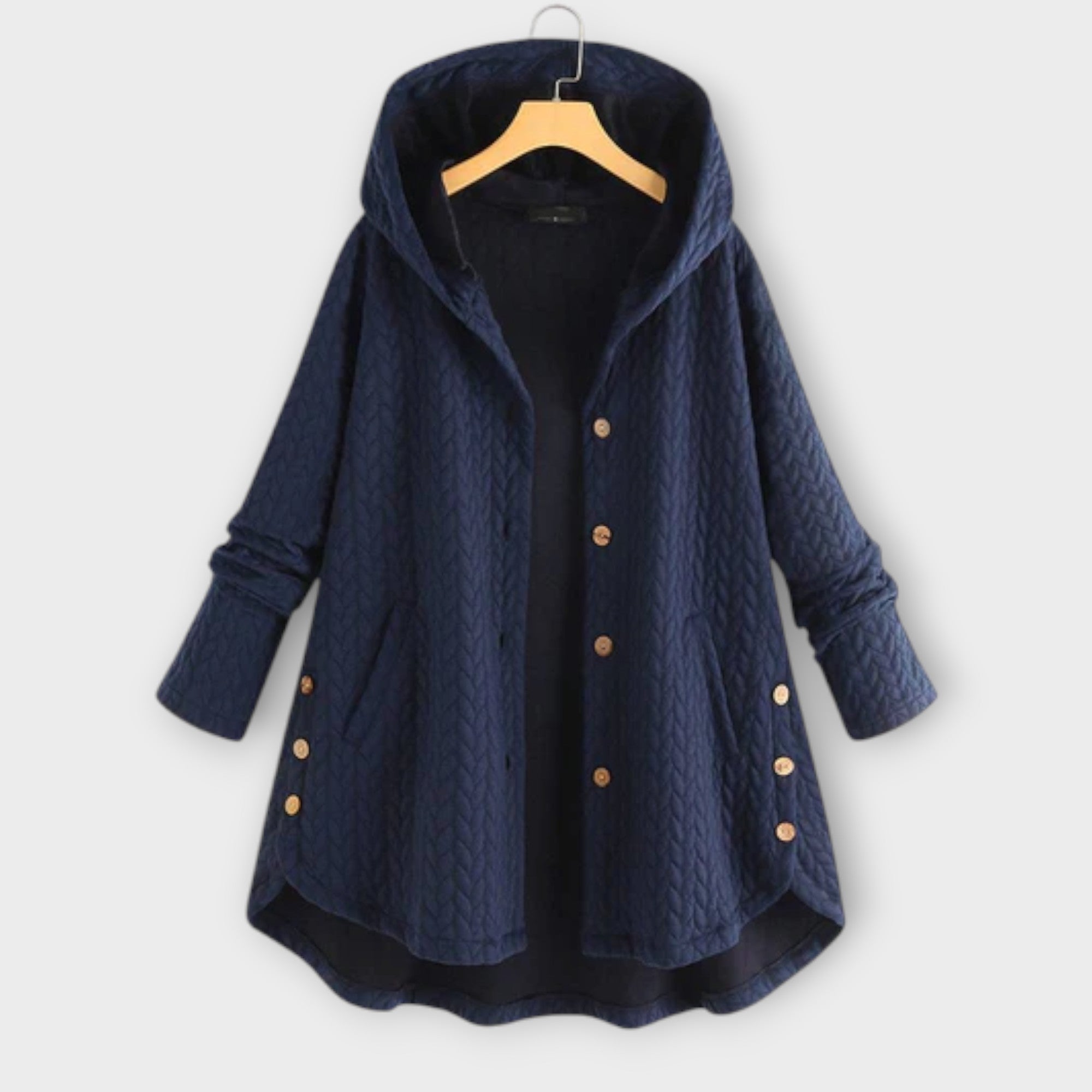 Leslie - Warm Jacket with Buttons