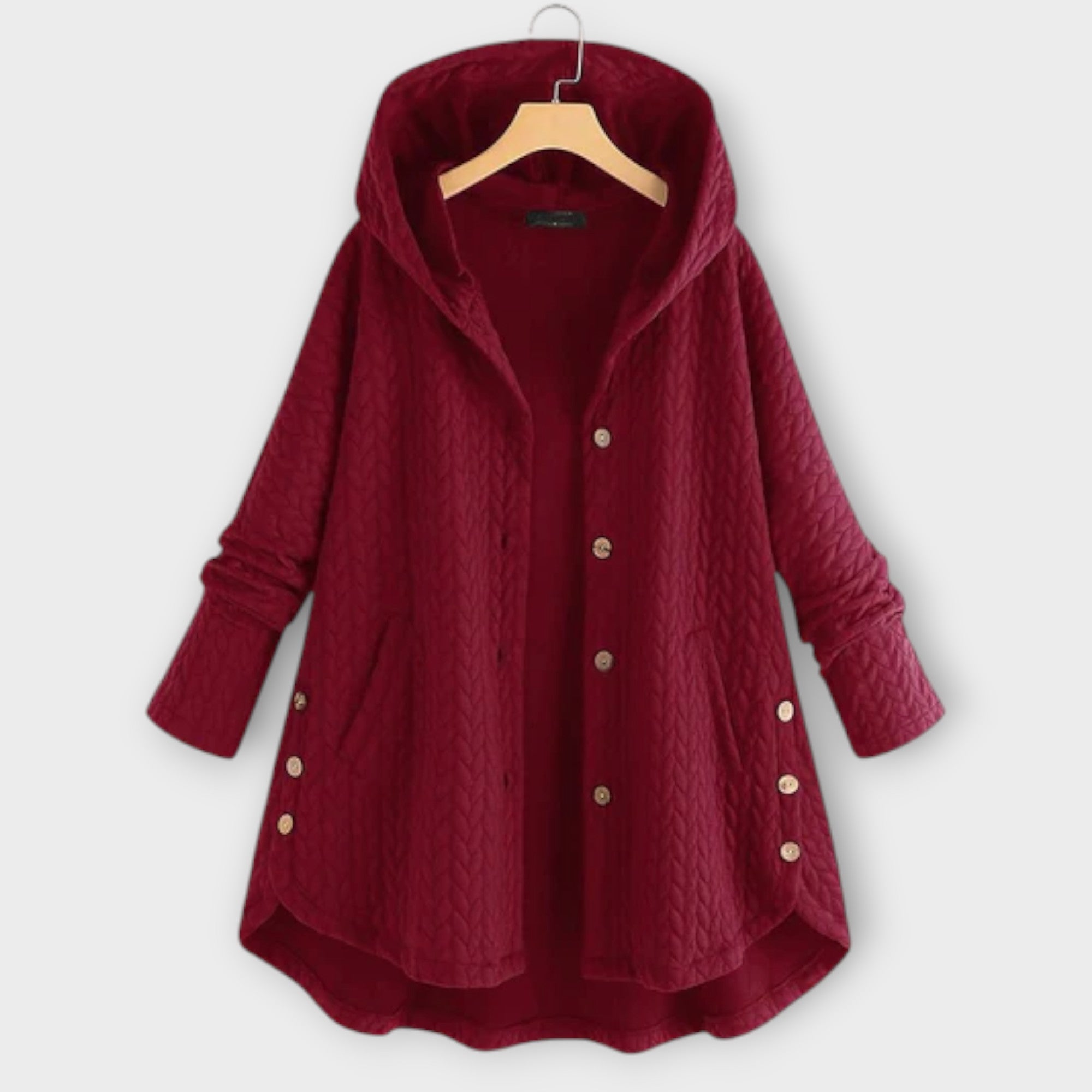Leslie - Warm Jacket with Buttons