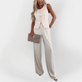 Elegant Pants and Sleeveless Top Set