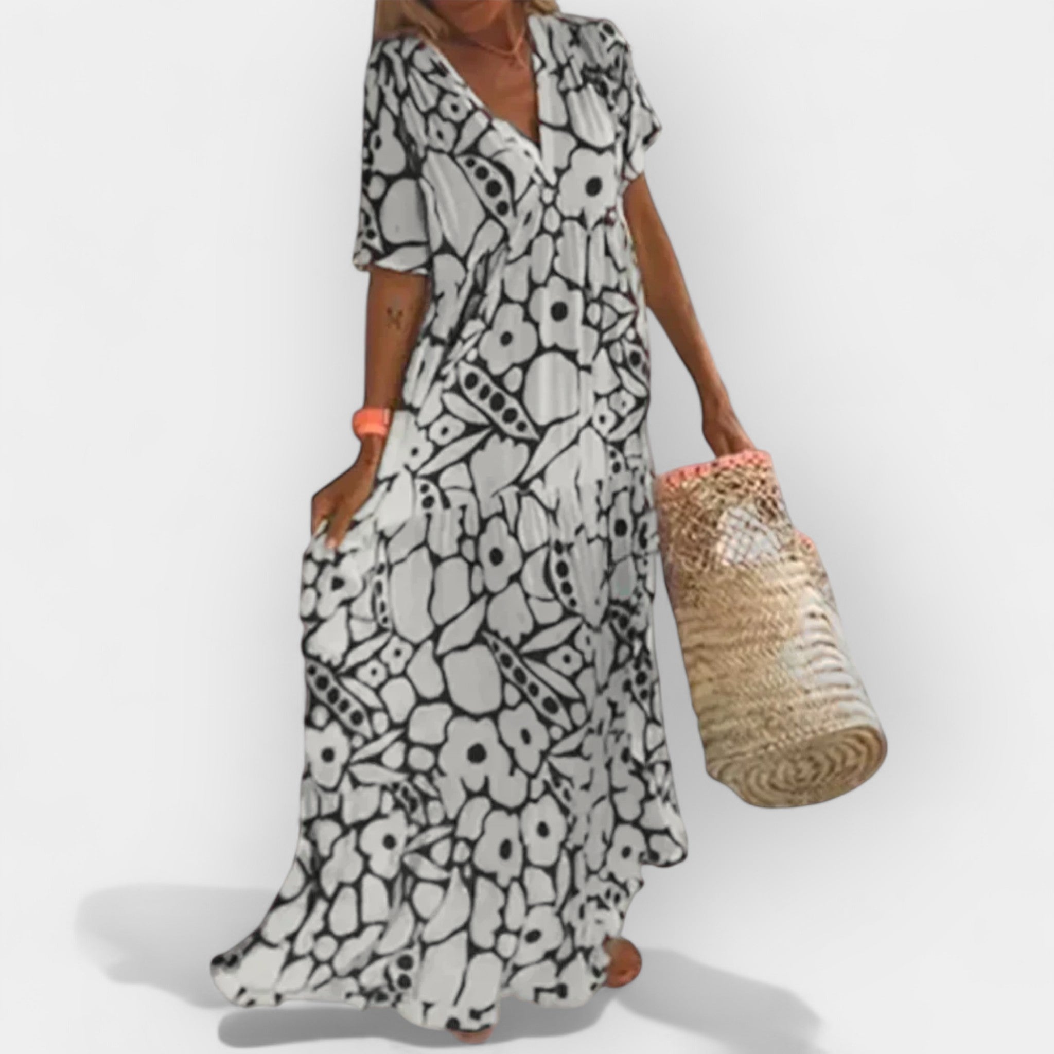 Light Summer Dress with Pattern