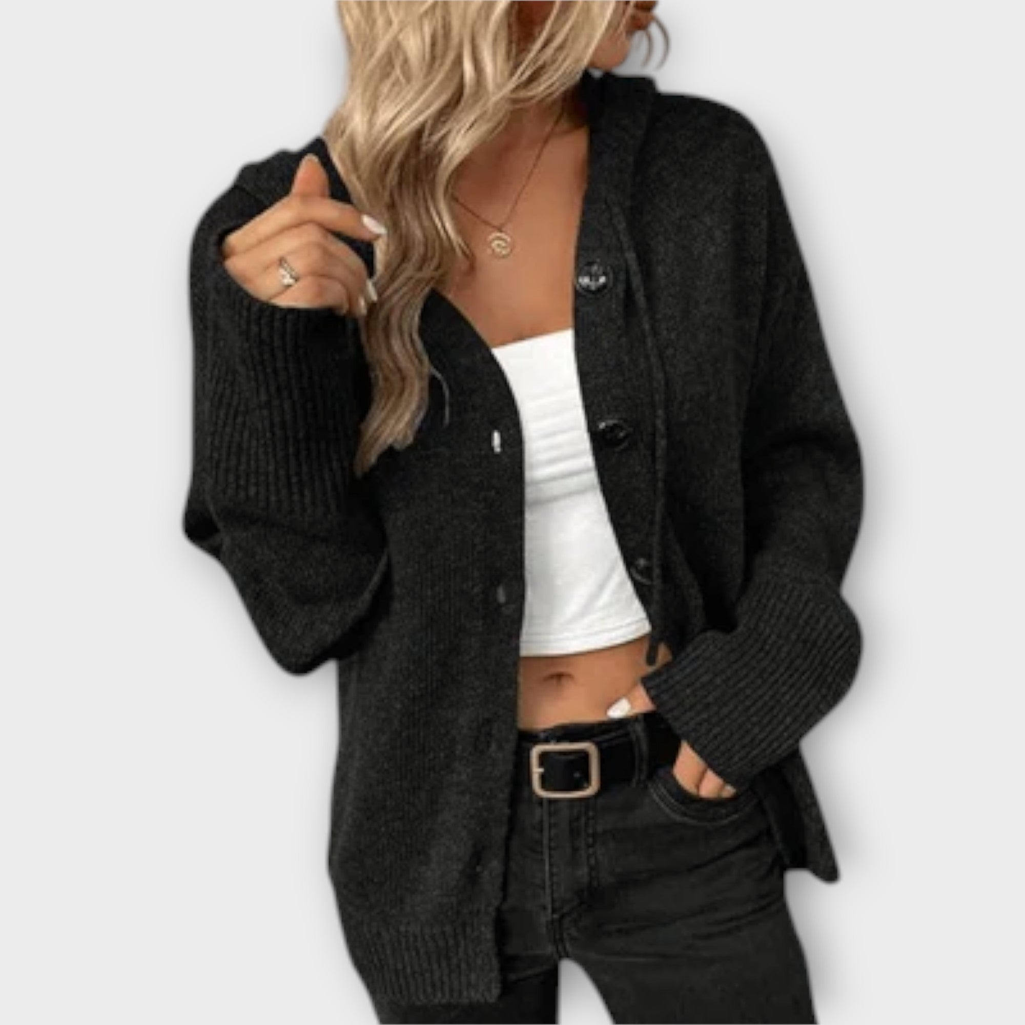 Brittan - Sweater with Buttons