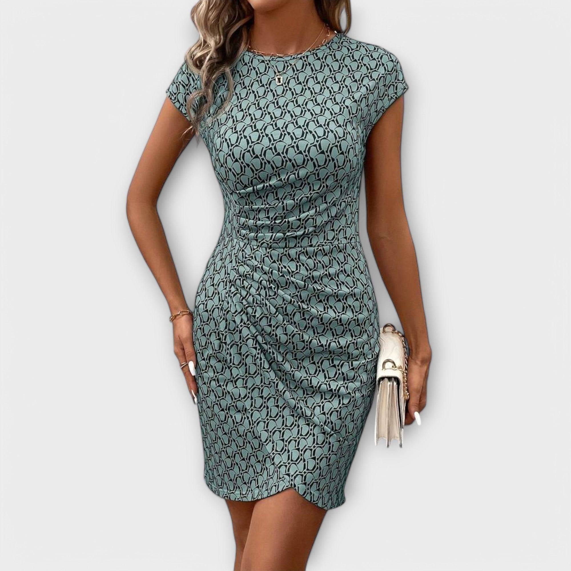 Patrícia - Tulip Dress with Short Sleeves