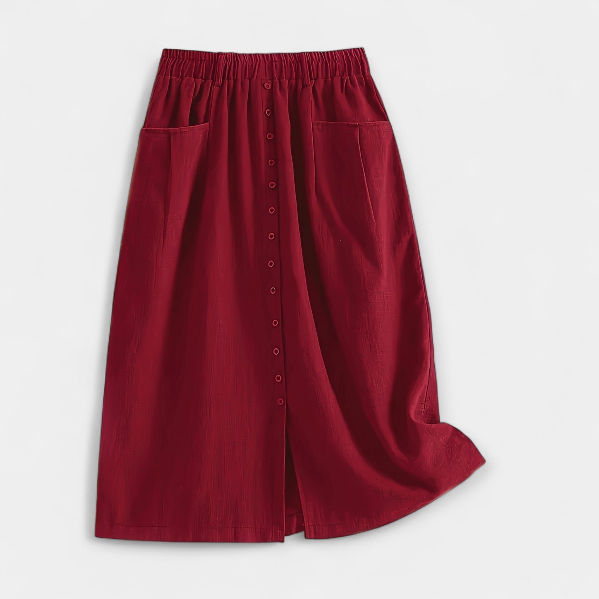 Fustă midi în stil vintage