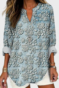 Blue Twilight Blooming Shirt