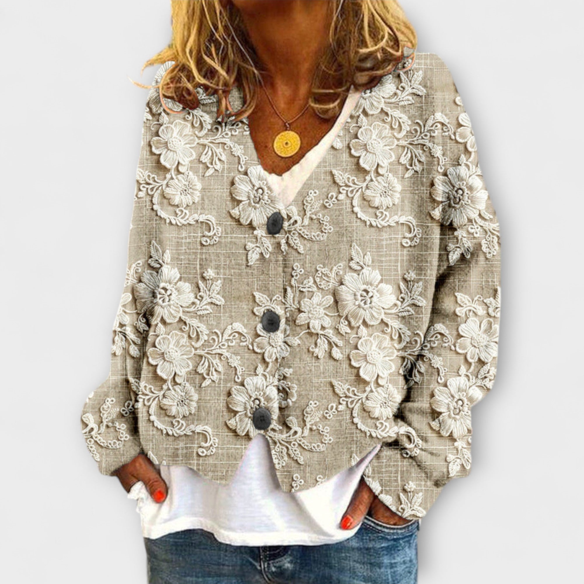 Stella - Floral Sweater