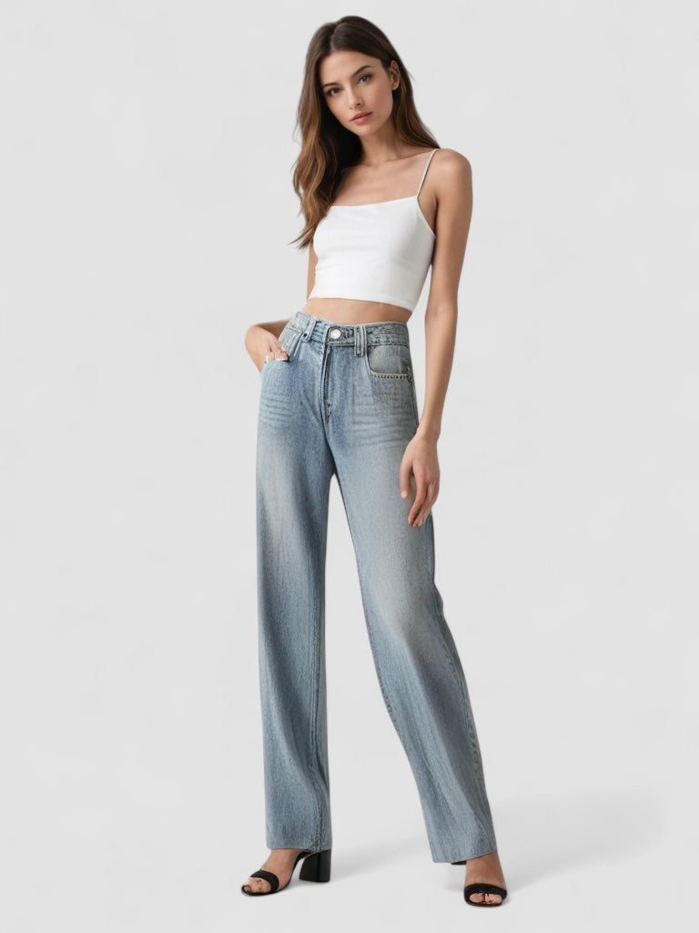 Ava™ | Blugi Vintage Evazați