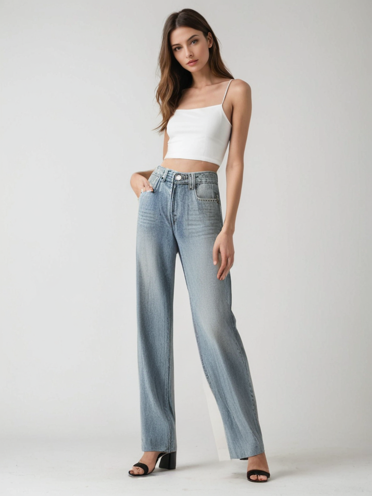 Ava™ | Blugi Vintage Evazați
