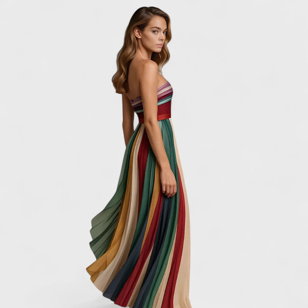 Renata - Colorful Sleeveless Dress