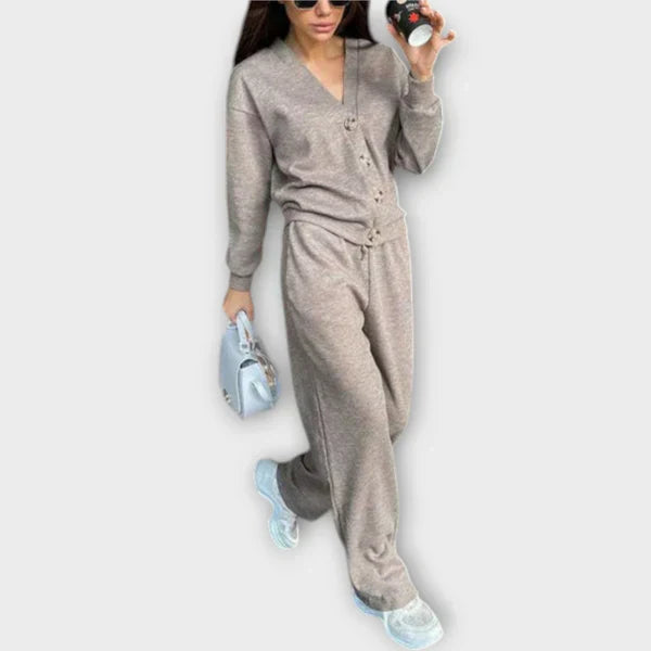 Danutė - Bluză cu mâneci lungi și pantaloni