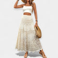 Midi Skirt with Lace