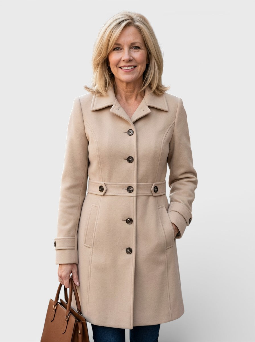 Isabel™ | Comfortable and Timeless Wool Coat