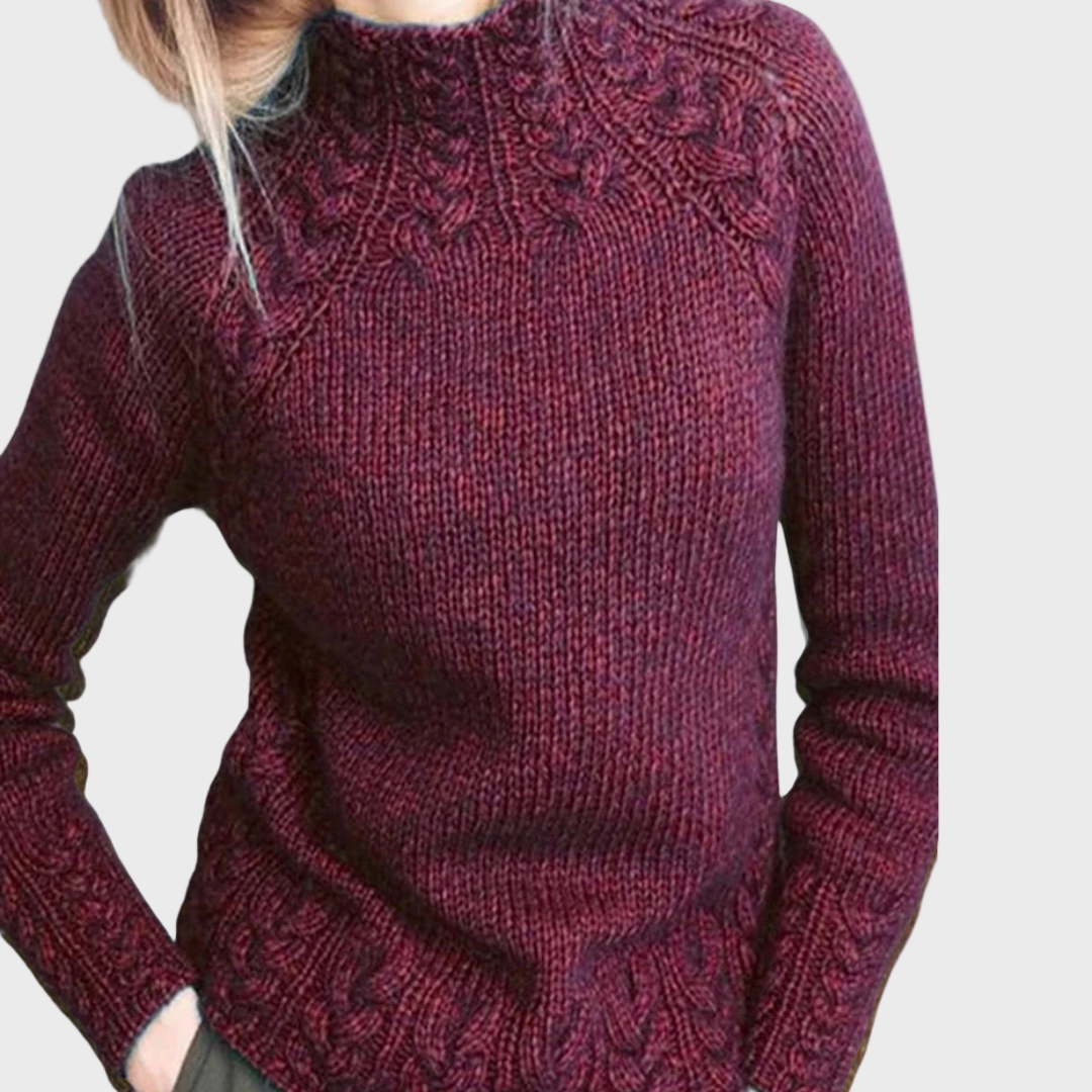 Elegant Sweater with Collar