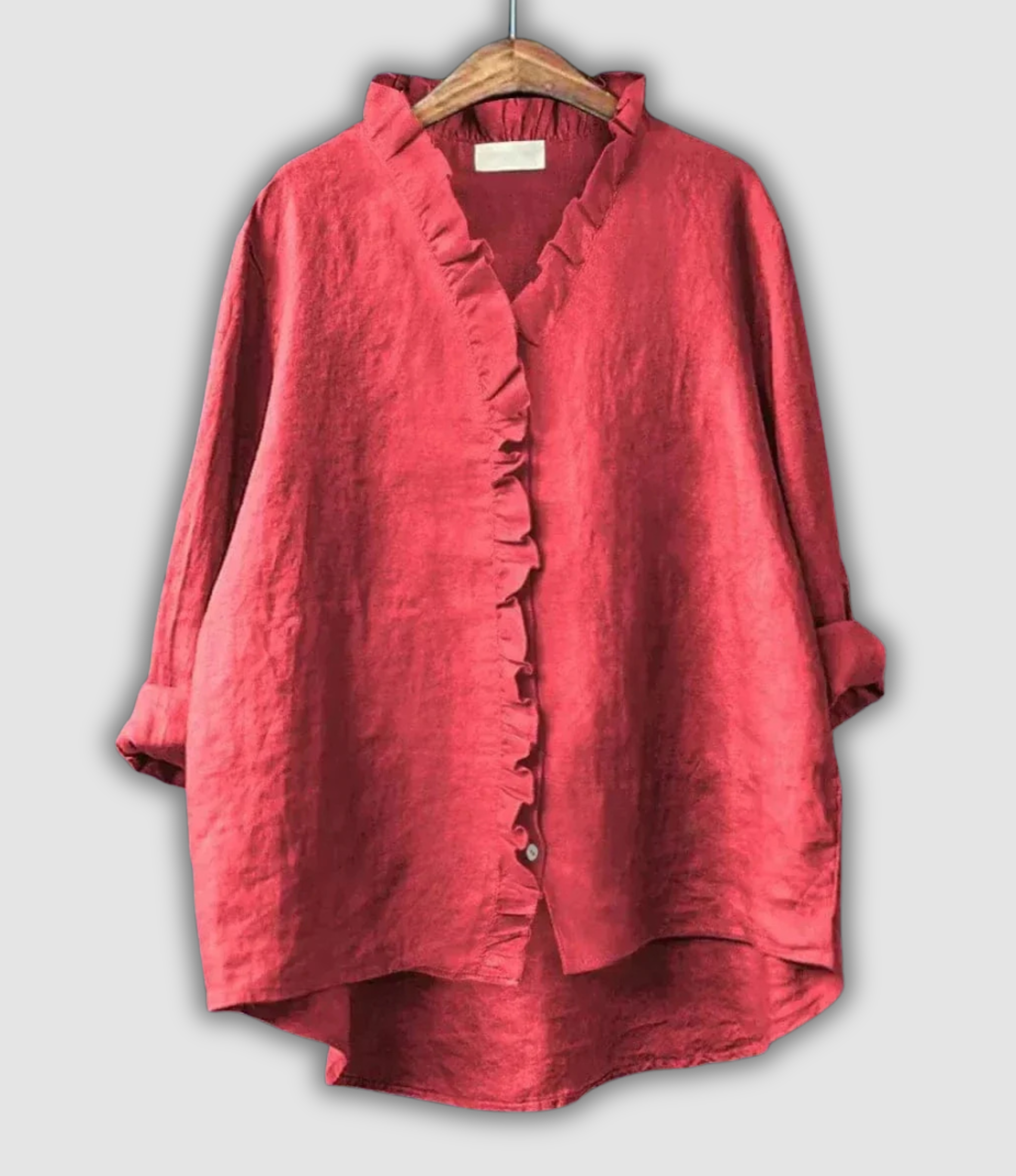 Linen Blouse Brown Serenity