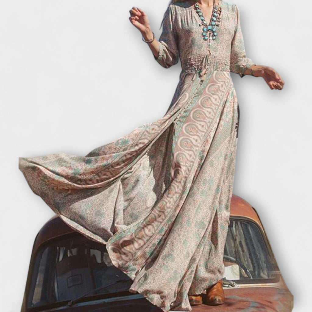 Long Dress in Soft Bohemian Style