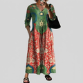 Judith | Vintage Floral Maxi Dress