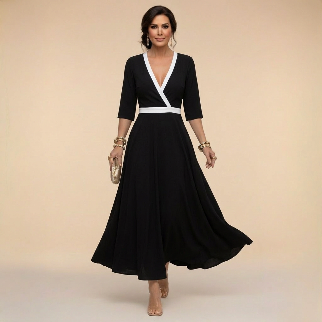 Aimee - Rochie lungă elegantă