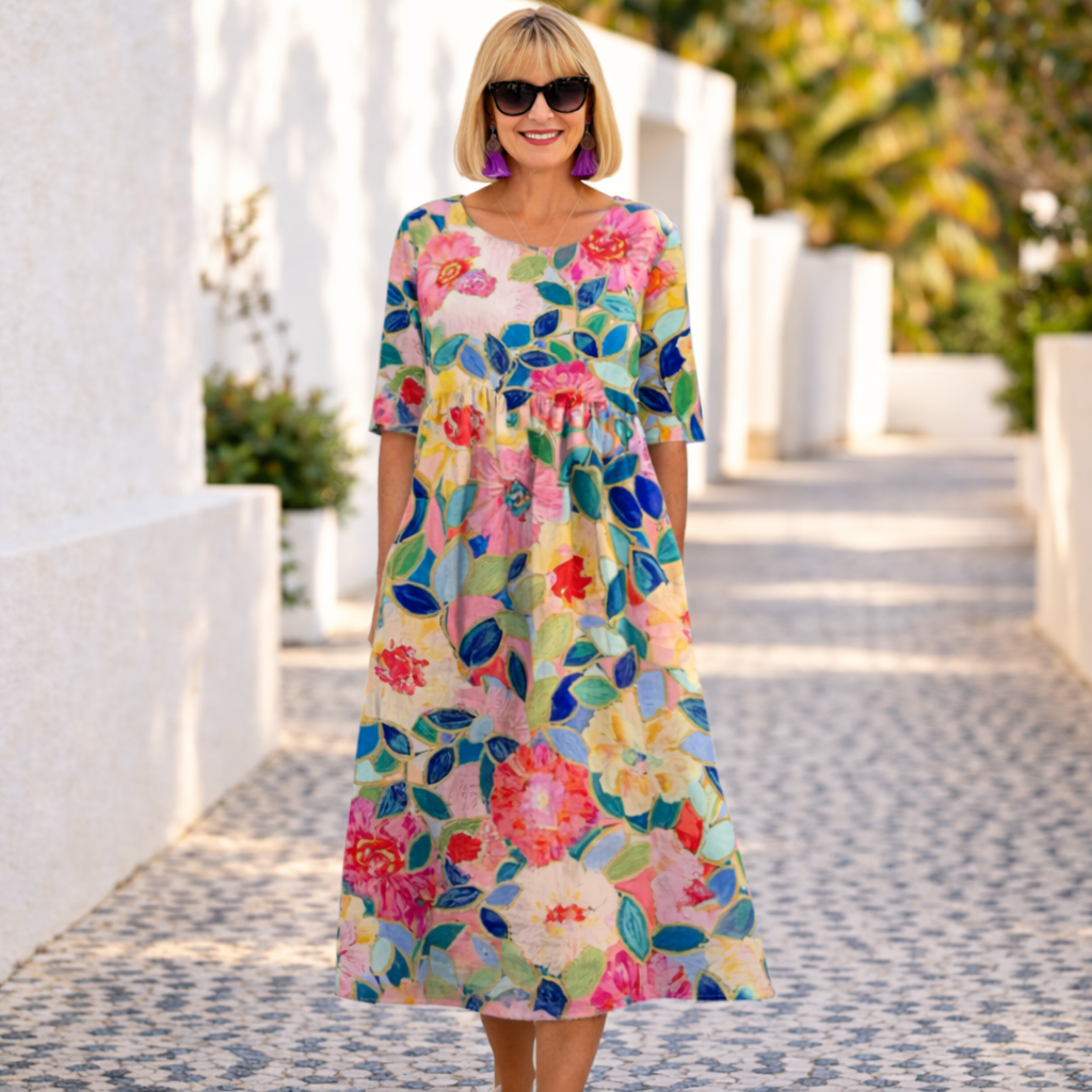 Susan | Floral Dress with a Summer Touch