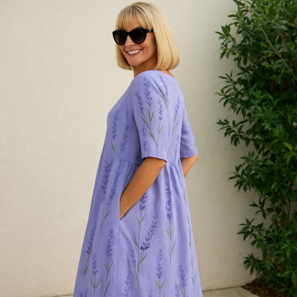 Lily | Midi Dress - Carefree Comfort