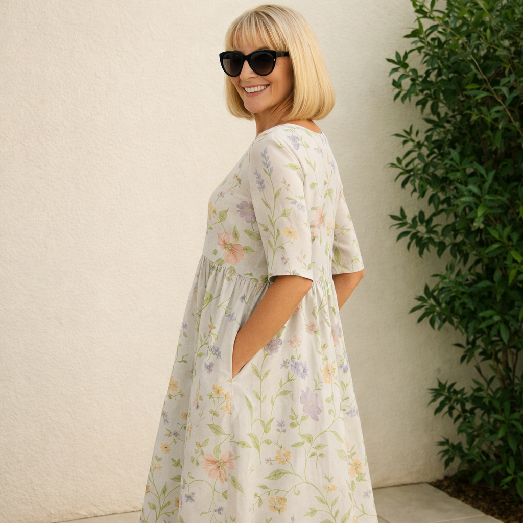 Lily | Midi Dress - Carefree Comfort
