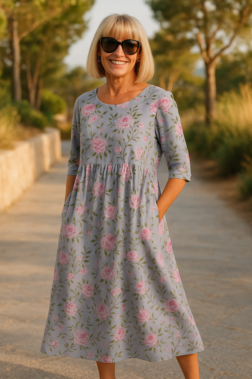 Lily | Midi Dress - Carefree Comfort