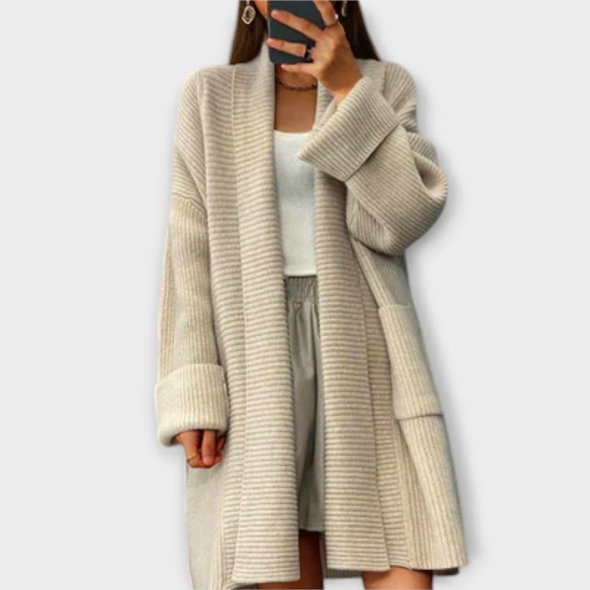 Eufemia - Long Knitted Cardigan