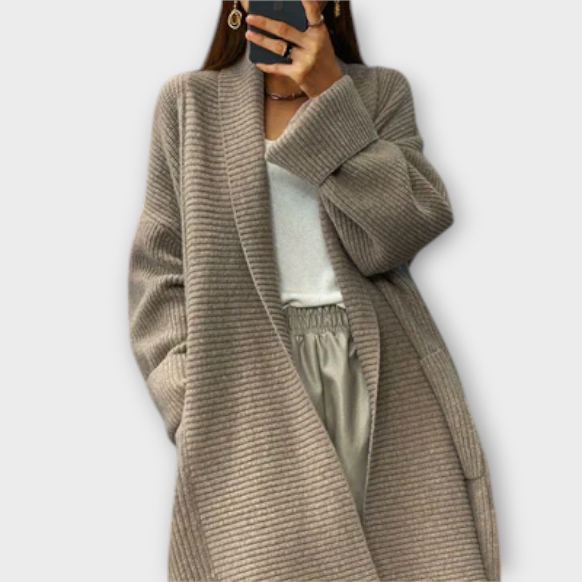 Eufemia - Long Knitted Cardigan