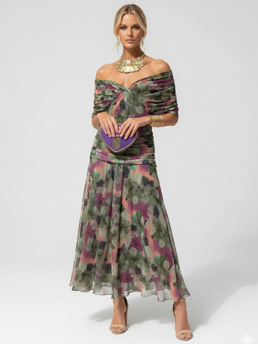 Lilly – Flowing Midi Dress