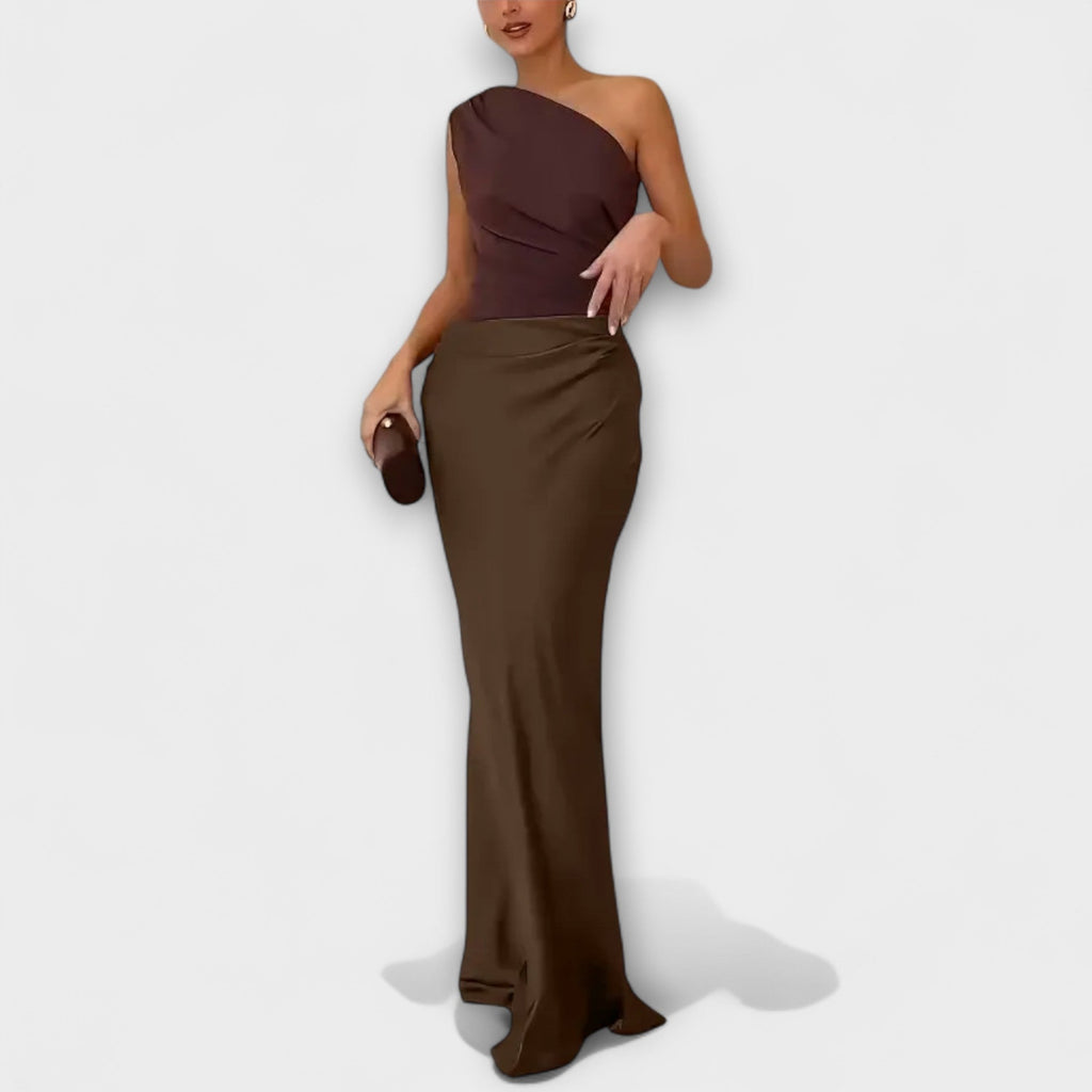 Maxi Dress with Open Strap