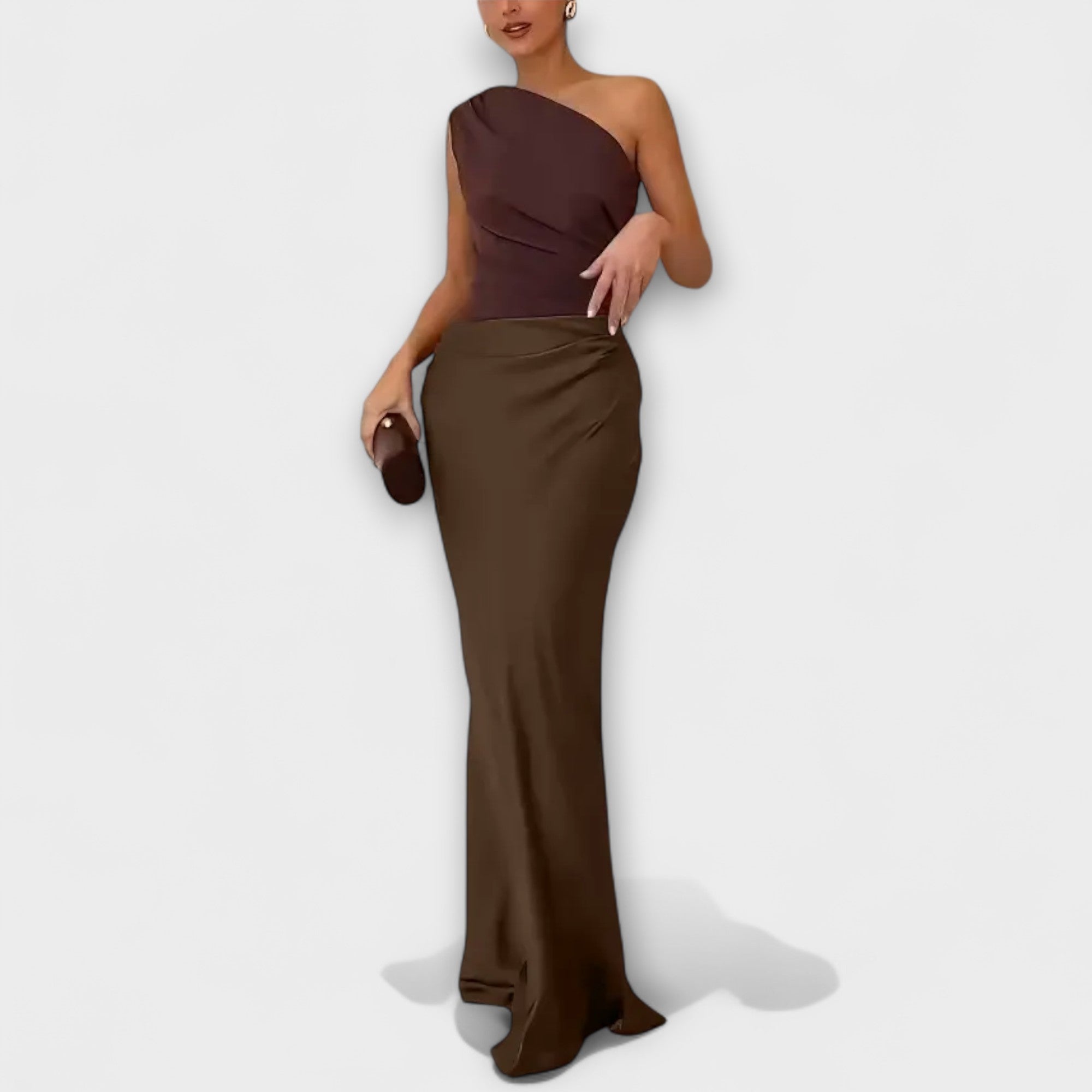Maxi Dress with Open Strap