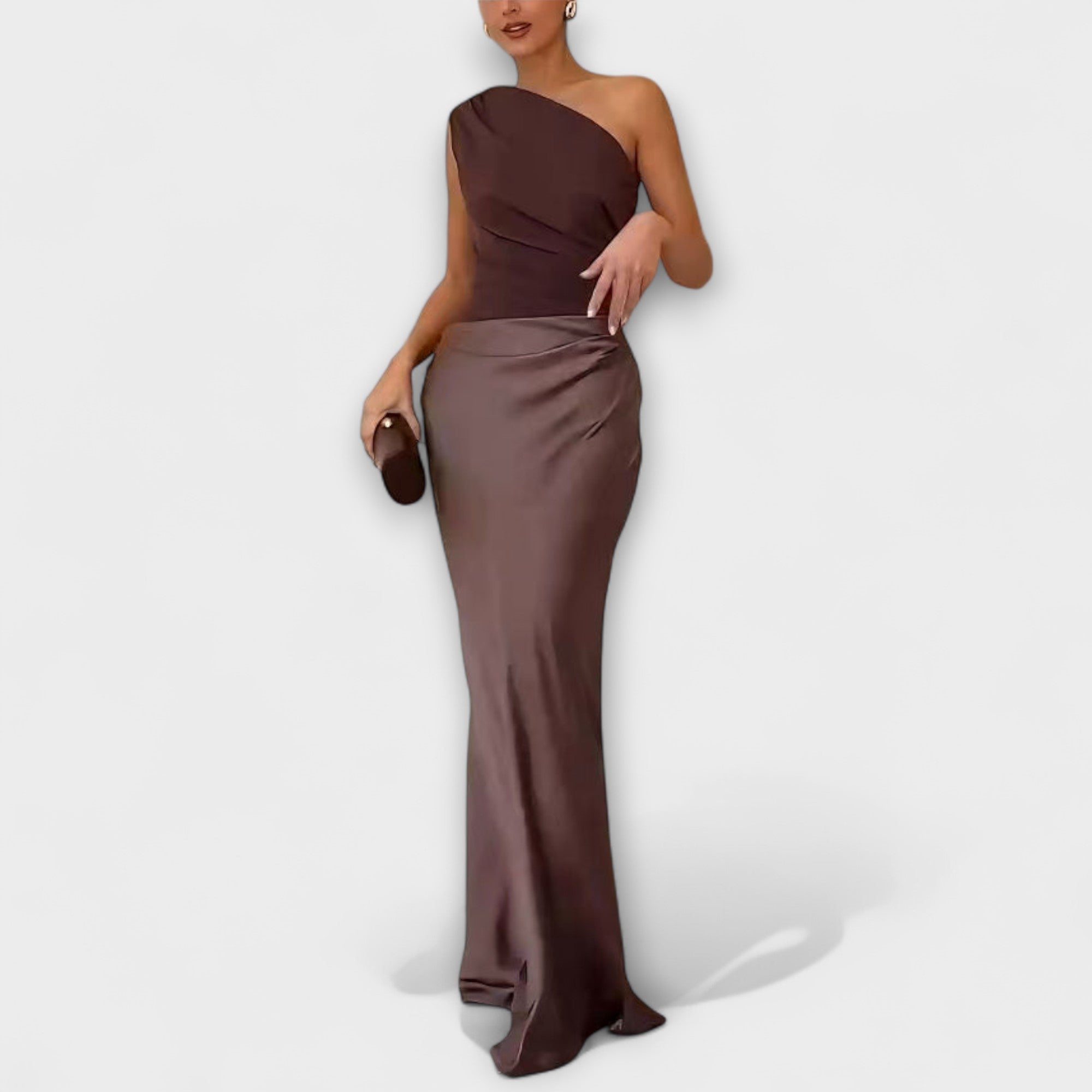 Maxi Dress with Open Strap