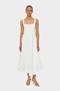 Timeless Durable Air Midi Dress with Distinctive Line and Natural Movement