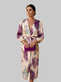 Valeria – Luxury Dress with Watercolor Pattern