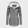 Malvina - Quilted Cotton Coat with Hood