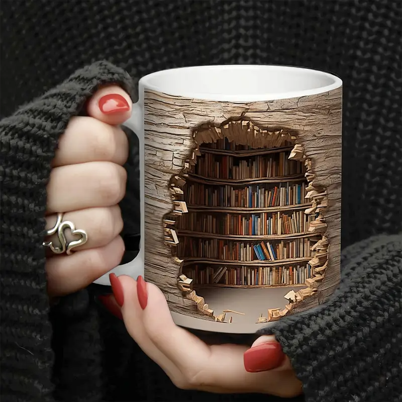 Heat-activated Enchanted Library Mug