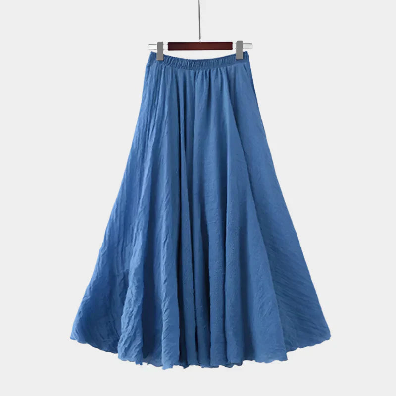 Fustă elegantă cu talie înaltă