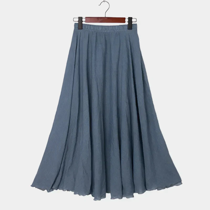 Fustă elegantă cu talie înaltă