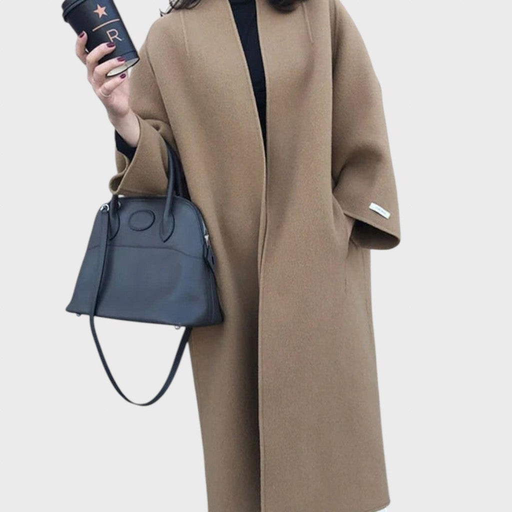 Lukrecija | Elegant Long Wool Coat