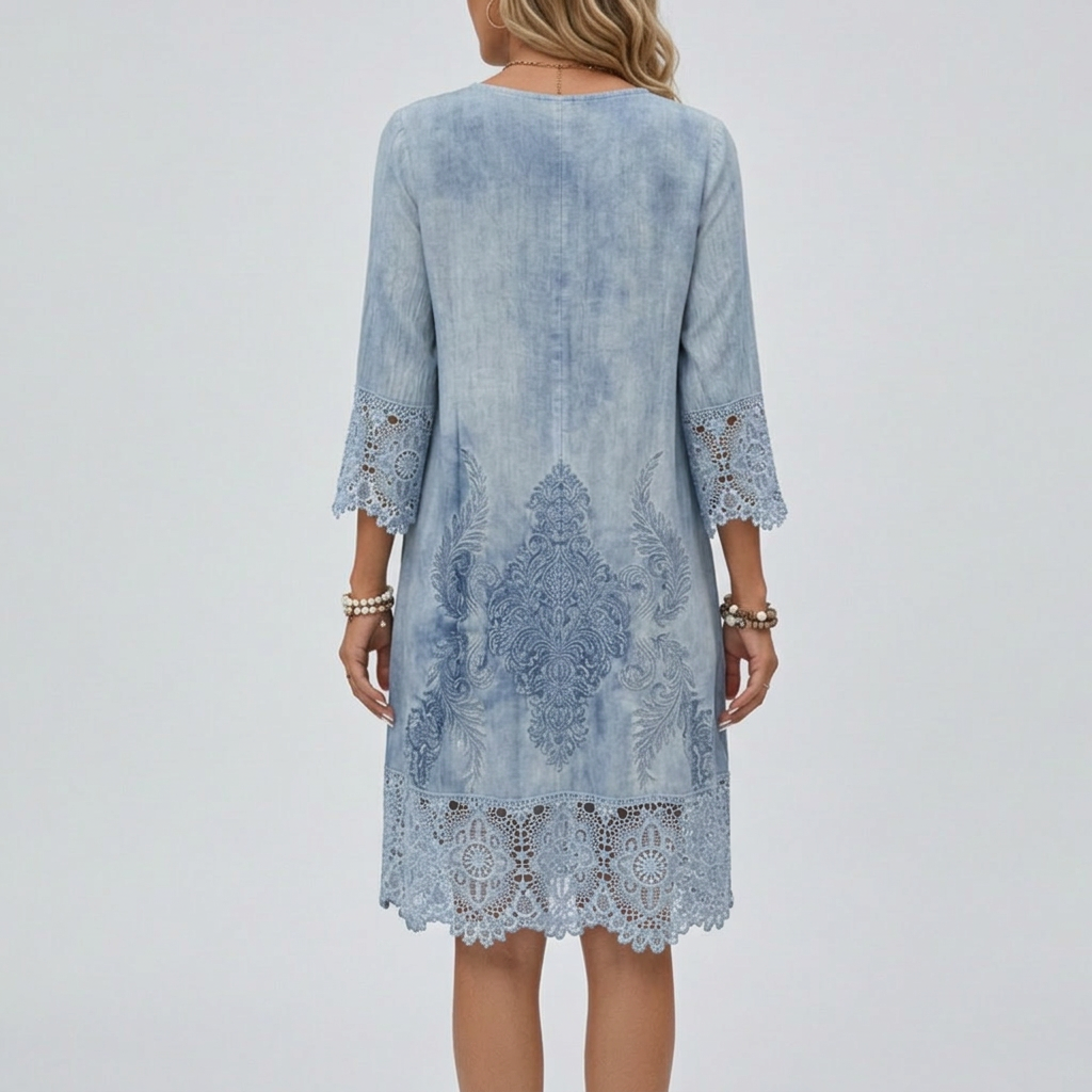 Lucia - Elegant Embroidered Dress