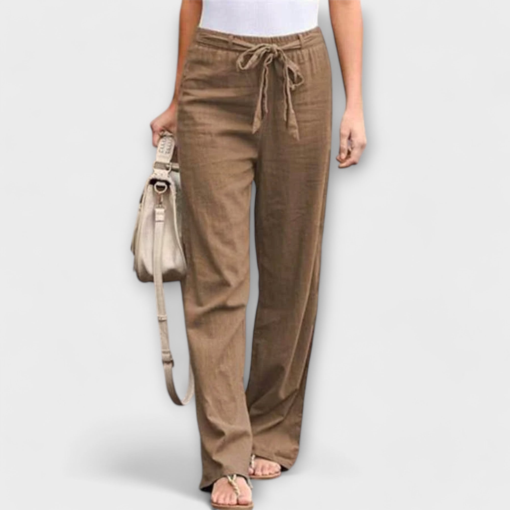 Ava™ - Pantaloni ușori din in