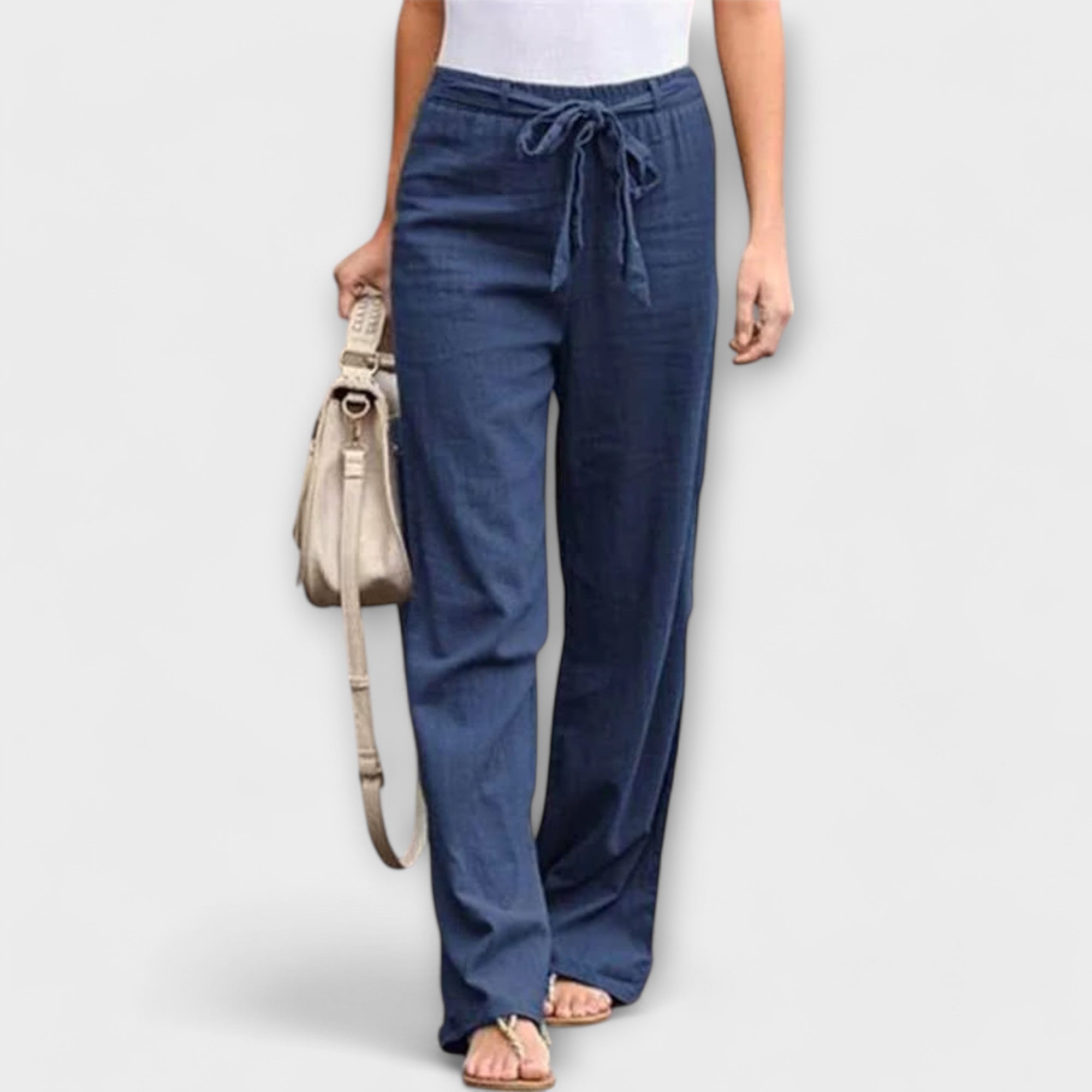 Ava™ - Pantaloni ușori din in