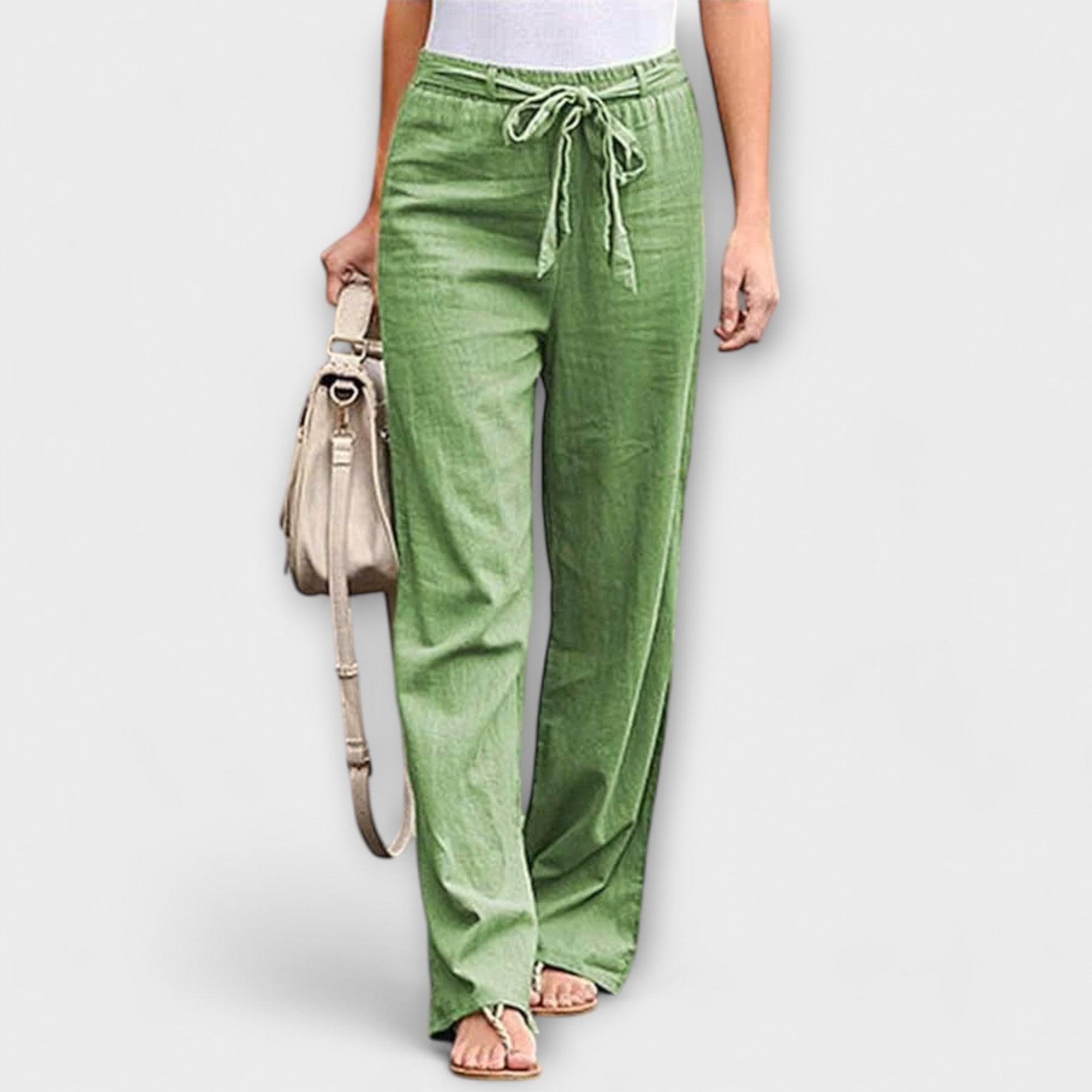 Ava™ - Pantaloni ușori din in