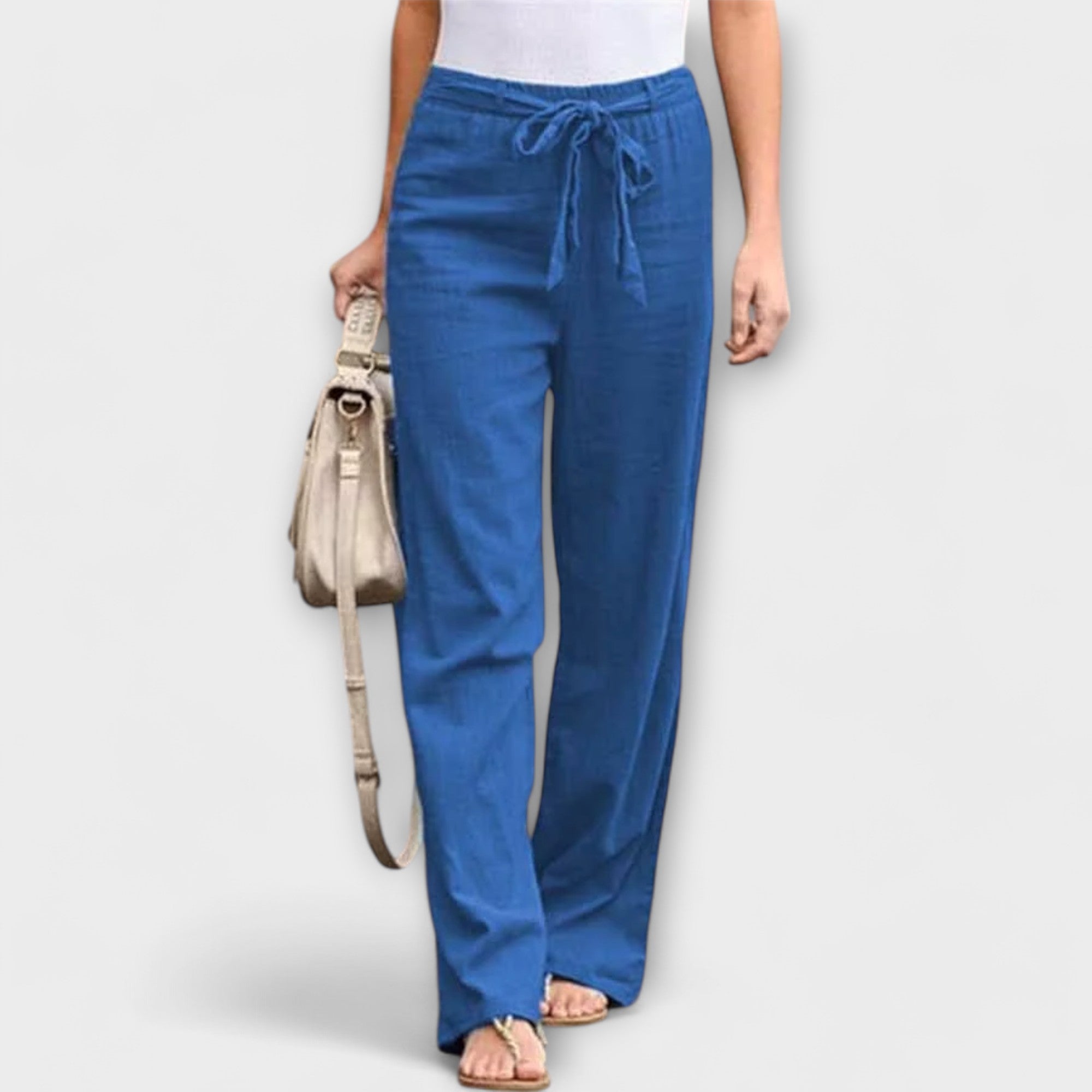 Ava™ - Pantaloni ușori din in